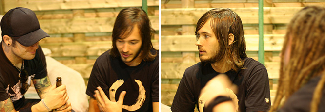 Cult of Luna wywiad z Ericiem Olofssonem i Johannesem Perssonem