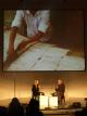 Phil Niblock i Jennifer Lucy Allan, w tle The Movement of People Workin [fot. Piotr Tkacz]