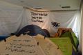 Soundart: Christine Sch&ouml;rkhuber "We arrived on the dark side of Europe - the tents of Idomeni" [fot. Jakub Knera]