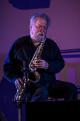 Evan Parker / John Russell / John Edwards [fot. Piotr Lewandowski]