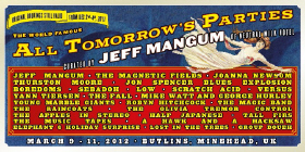 Joanna Newsom, Boredoms, Yann Tiersen, Thurston Moore, Low, The Fall, Group Doueh, 10 lat ATP, Mount Eerie, Roscoe Mitchell, Earth, Matana Roberts, Demdike Stare,  Blanck Mass, Oneohtrix Point Never, Charlemagne Palestine ATP curated by Jeff Mangum
