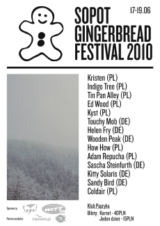 kyst, touchy mob, tin pan alley, ed wood, coldair, indigo tree, kristen Gingerbread Festival
