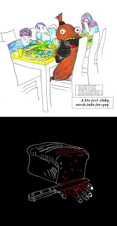 Bartek Kujawski Daily Bread / A kto słaby niech jada jarzyny